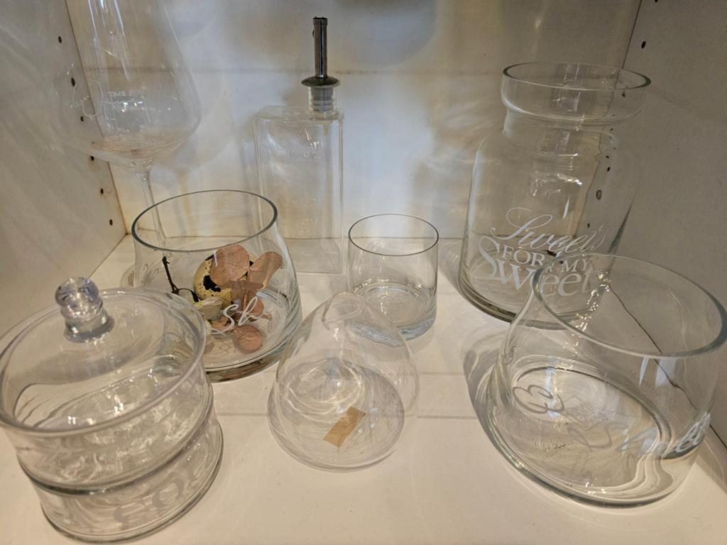 RIVIERA MAISON; DIVERSE GLAZEN ITEMS NU € 15,-, Ophalen, Zo goed als nieuw, Overige typen