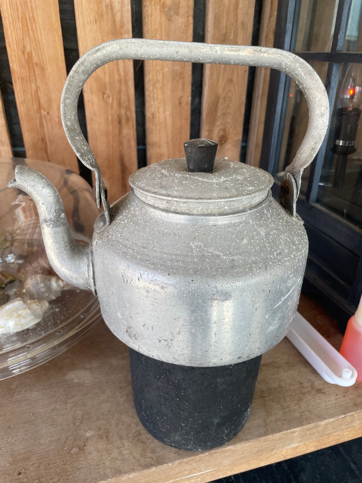 Vintage Aluminium Theepot - Decoratief, Ophalen