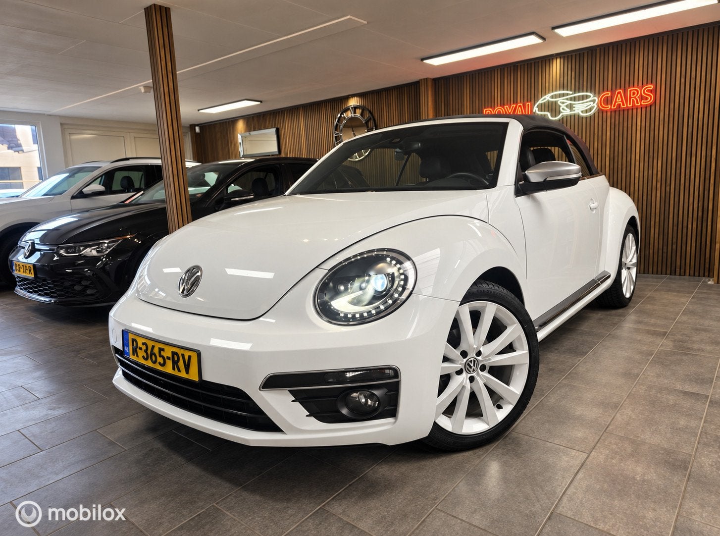 Volkswagen Beetle Cabriolet 1.8 tsi | 170 PK | DSG| Leer, Euro 5, Gebruikt, Beetle (Kever), Wit