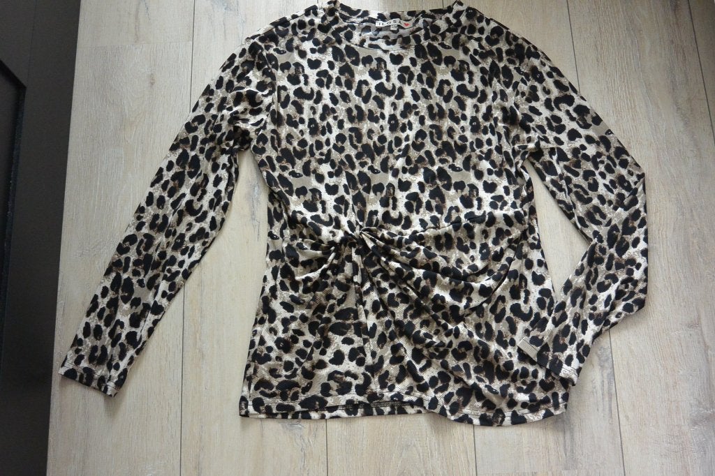 Panterprint top van Ilosa - maat S/M, Bruin, Nieuw, Ophalen of Verzenden, Ilosa
