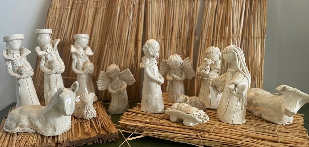 Kerststal beeldjes - Handgemaakt, Ophalen of Verzenden