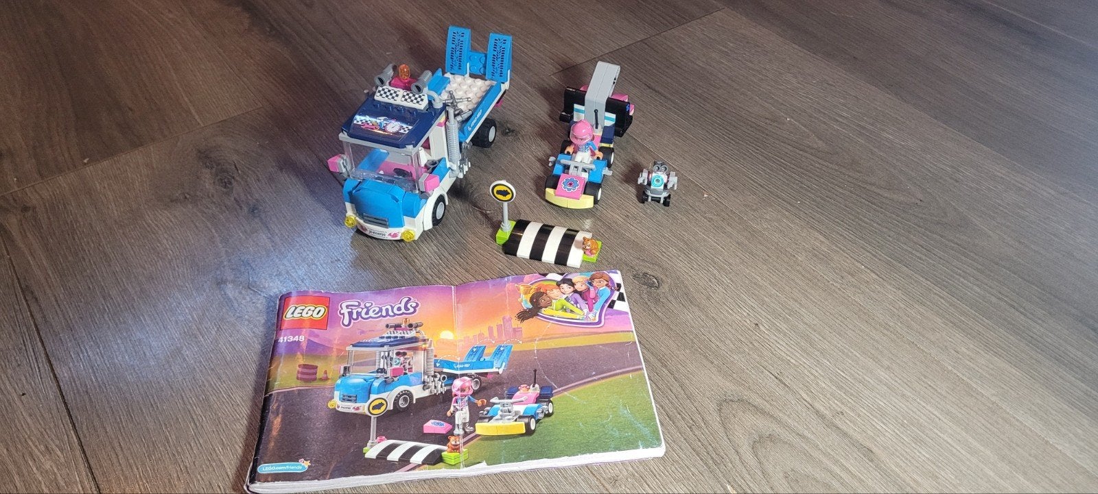 Lego Friends Sleepwagen 41348 Compleet, Gebruikt, Lego, Friends, Ophalen of Verzenden