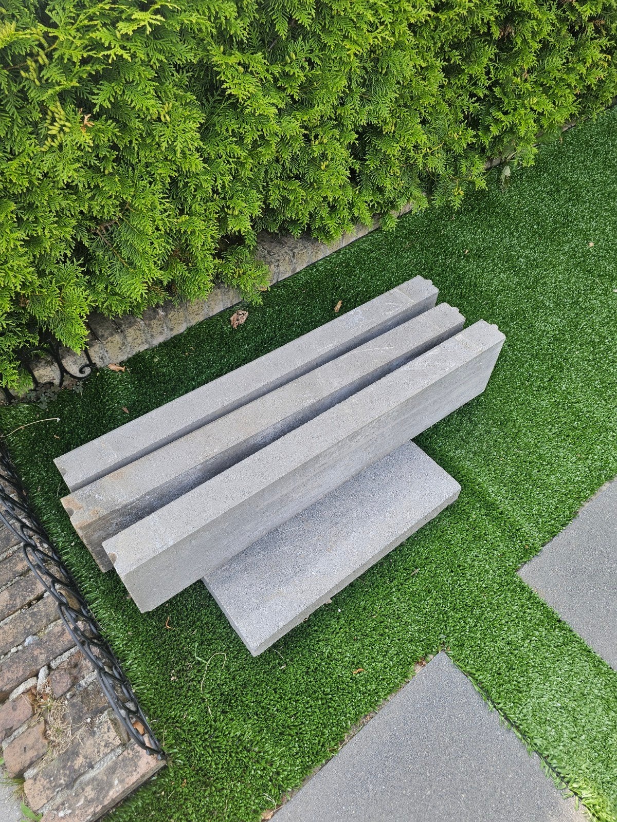 Nieuwe opsluitbanden en terrastegel, Ophalen, Overige typen, Nieuw, Minder dan 5 m²
