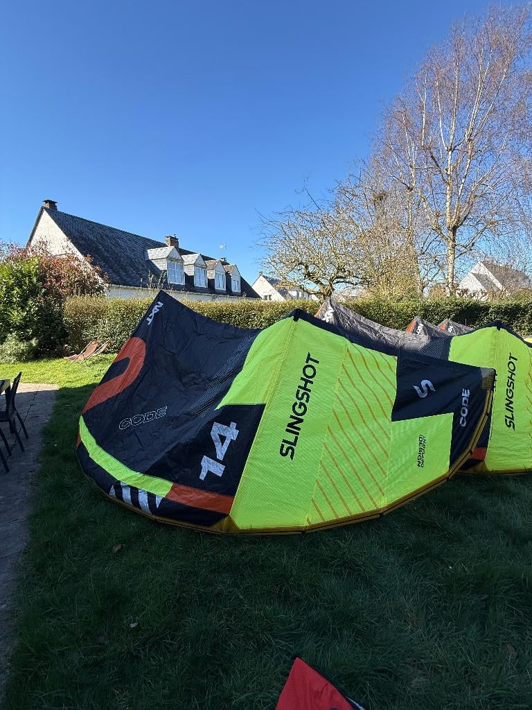 Slingshot Code NXT 14m, Watersport en Boten, Kitesurfen, Verzenden, Geen board, Zo goed als nieuw, Kite