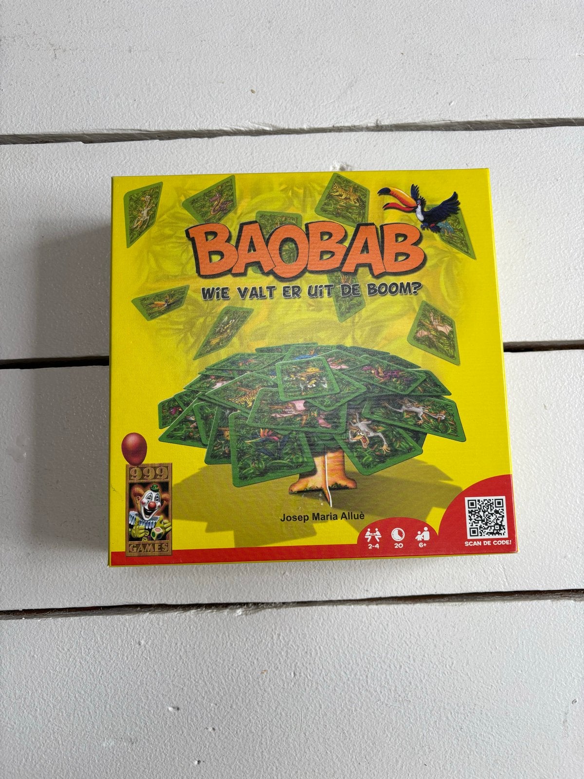 Baobab: Wie valt er uit de boom? - Tactisch behendigheidsspe, Hobby en Vrije tijd, Drie of vier spelers, Ophalen of Verzenden