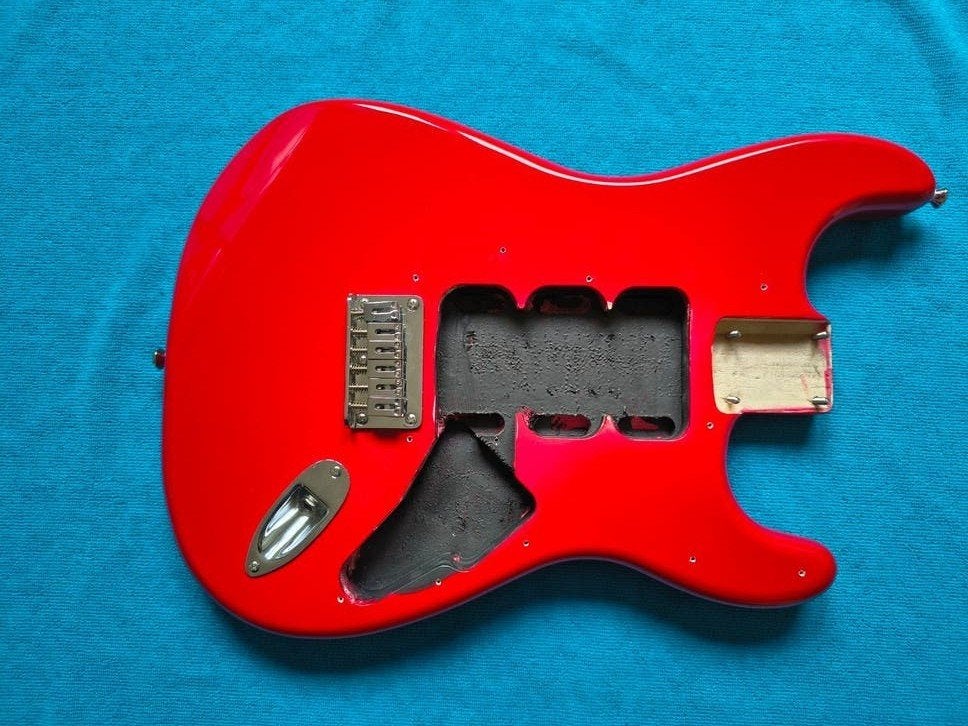 Squier stratocaster body als nieuw, Ophalen of Verzenden, Zo goed als nieuw, Elektrische gitaar