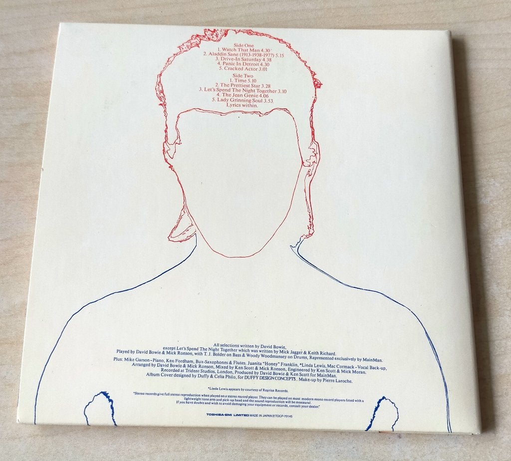 David Bowie - Aladdin Sane CD 1973/2007 Japan, Ophalen of Verzenden, Gebruikt, Poprock