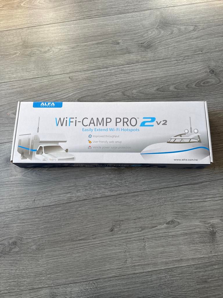 Alfa WiFi-CAMP PRO 2 v2 WiFi Hotspot Extender, Ophalen of Verzenden, Zo goed als nieuw