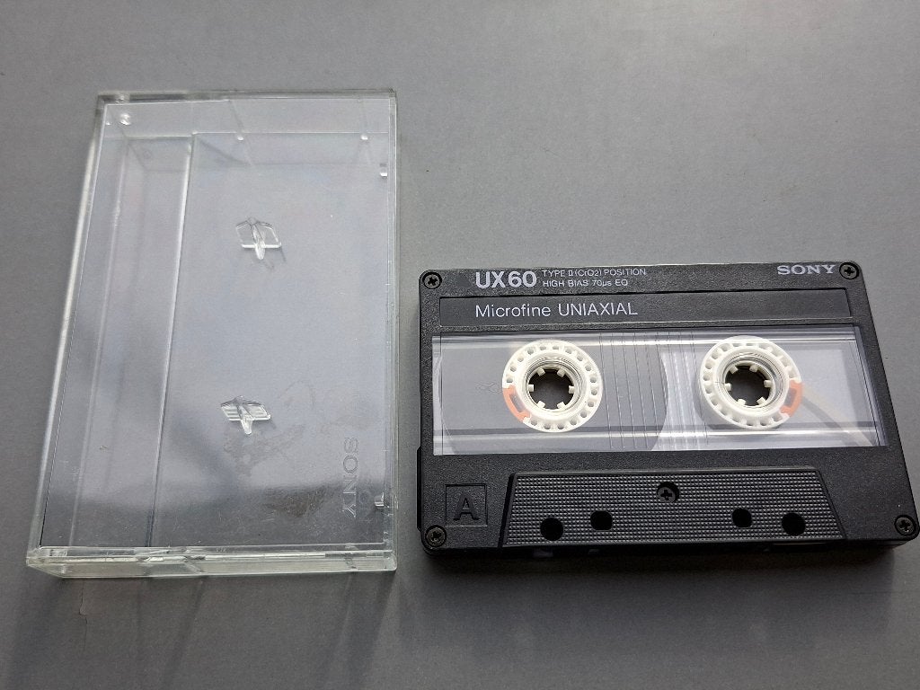 SONY UX 60 Microfine Uniaxial cassettebandje, Overige genres, 1 bandje, Ophalen of Verzenden, Zo goed als nieuw