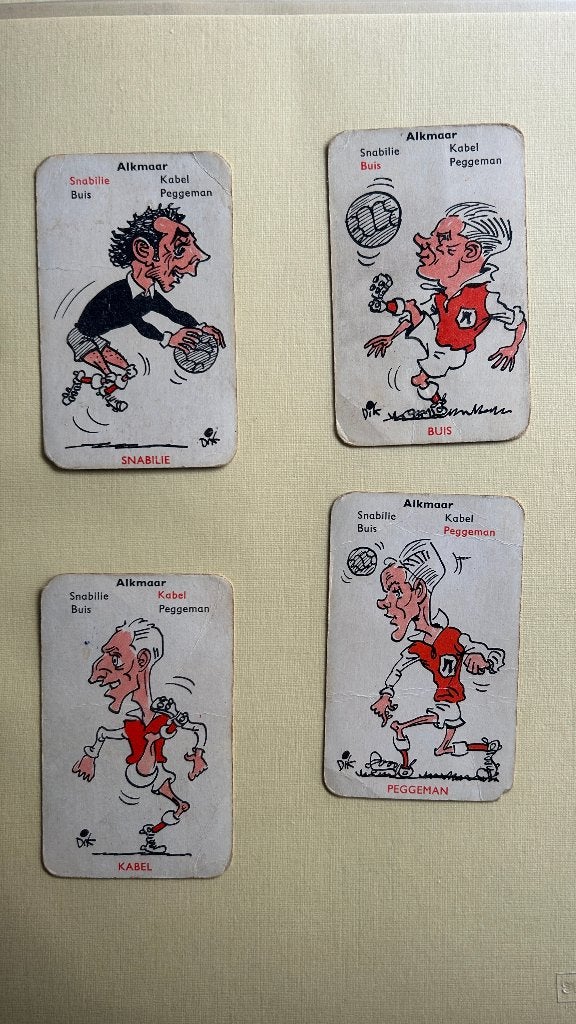 Dik Bruynesteyn Eerste divisie voetbalkwartet (1958), Ophalen of Verzenden, Gebruikt, Overige binnenlandse clubs, Poster, Plaatje of Sticker