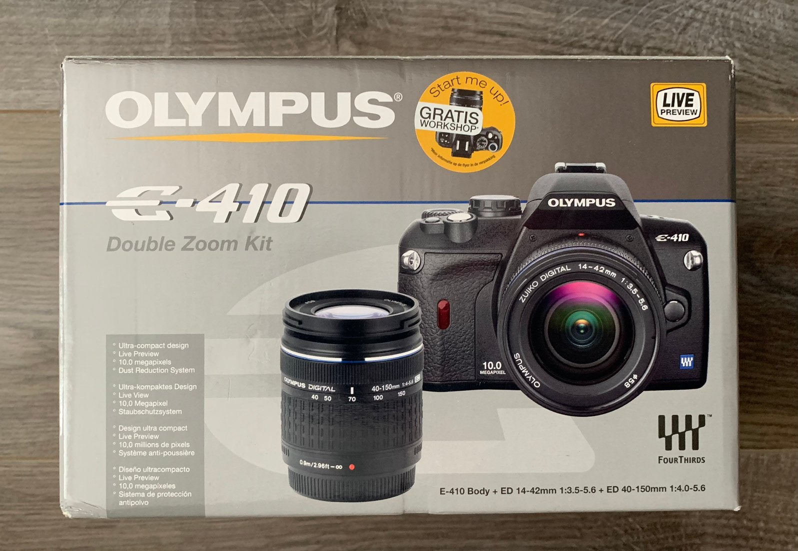 Olympus E-410 Double Zoom Kit, Ophalen of Verzenden