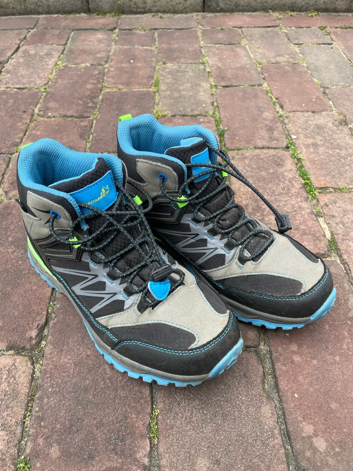 Mountain Peak Wandelschoenen Maat 37 - Grijs/Blauw, Sport en Fitness, Bergsport en Wandelen, Ophalen of Verzenden, Zo goed als nieuw