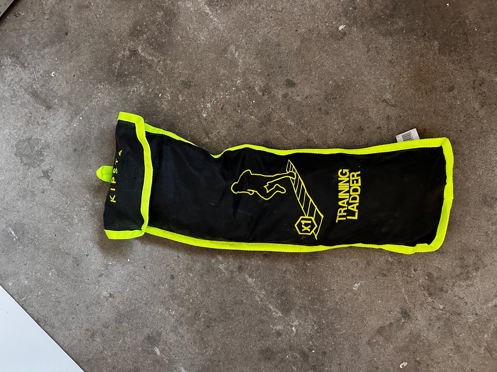 Trainingsladder en pionnen, Ophalen, Zo goed als nieuw