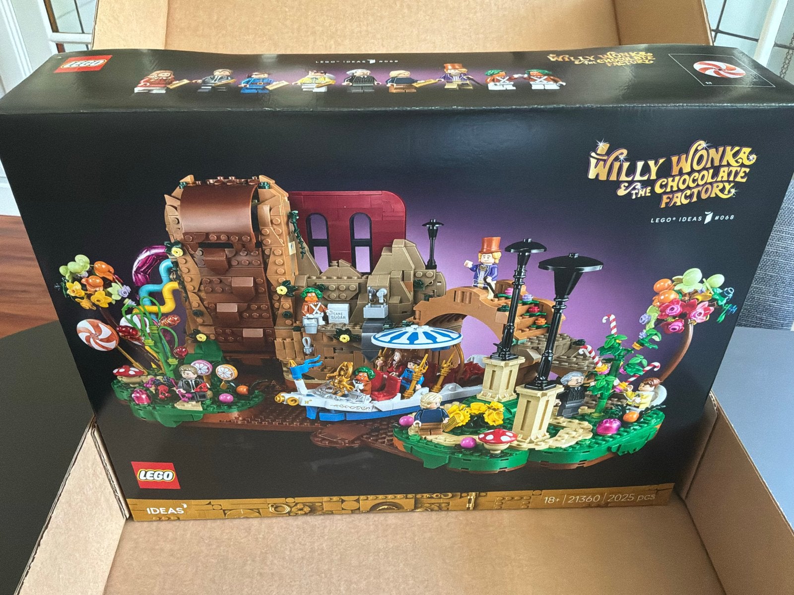 Lego Ideas 21360 Willy Wonka & The Chocolate Factory NIEUW, Lego, Nieuw, Ophalen of Verzenden, Ideas