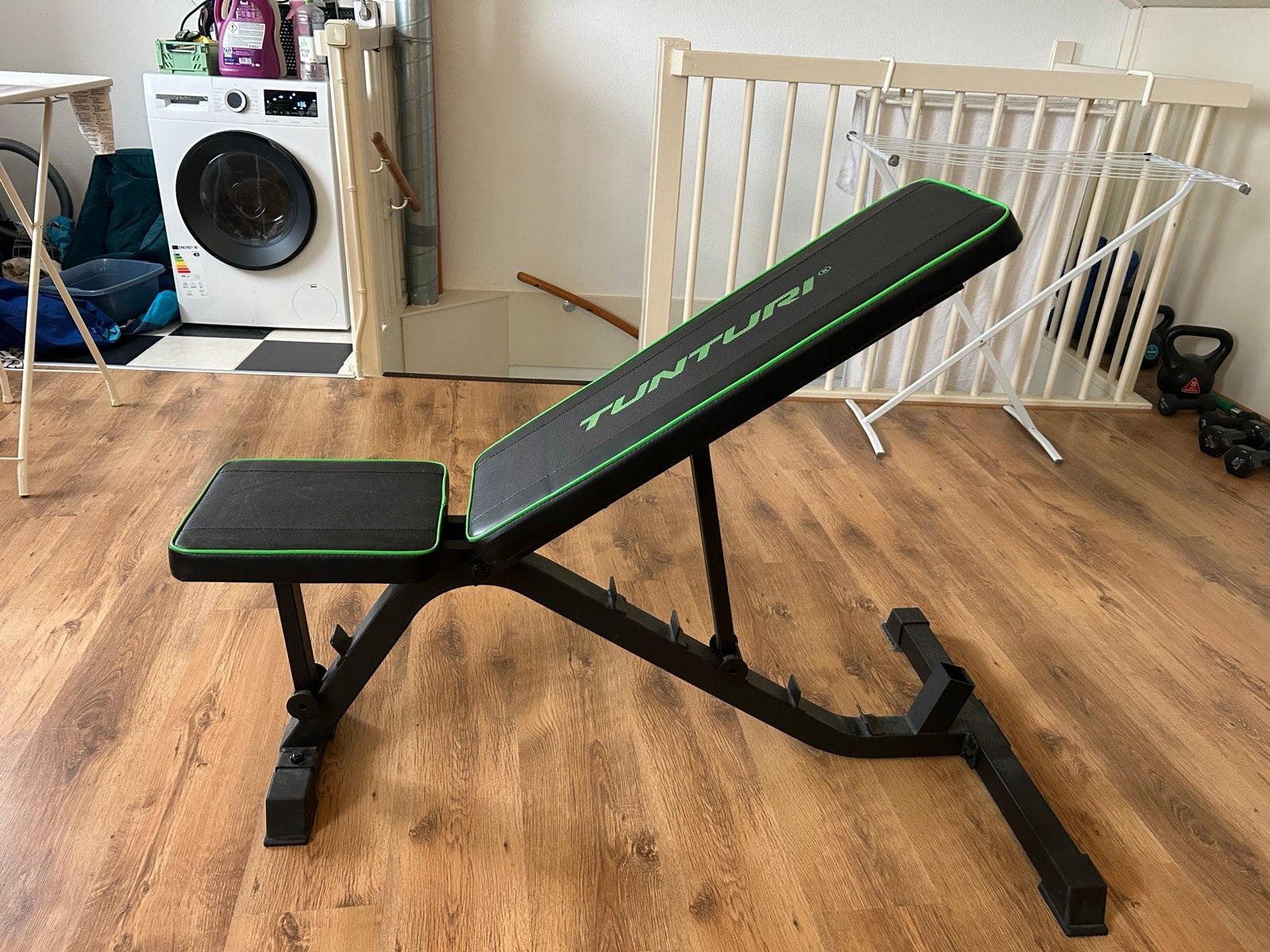 Tunturi Fitnessbank - Verstelbaar en Comfortabel, Sport en Fitness, Fitnessmaterialen, Ophalen, Gebruikt, Armen, Fitnessbank
