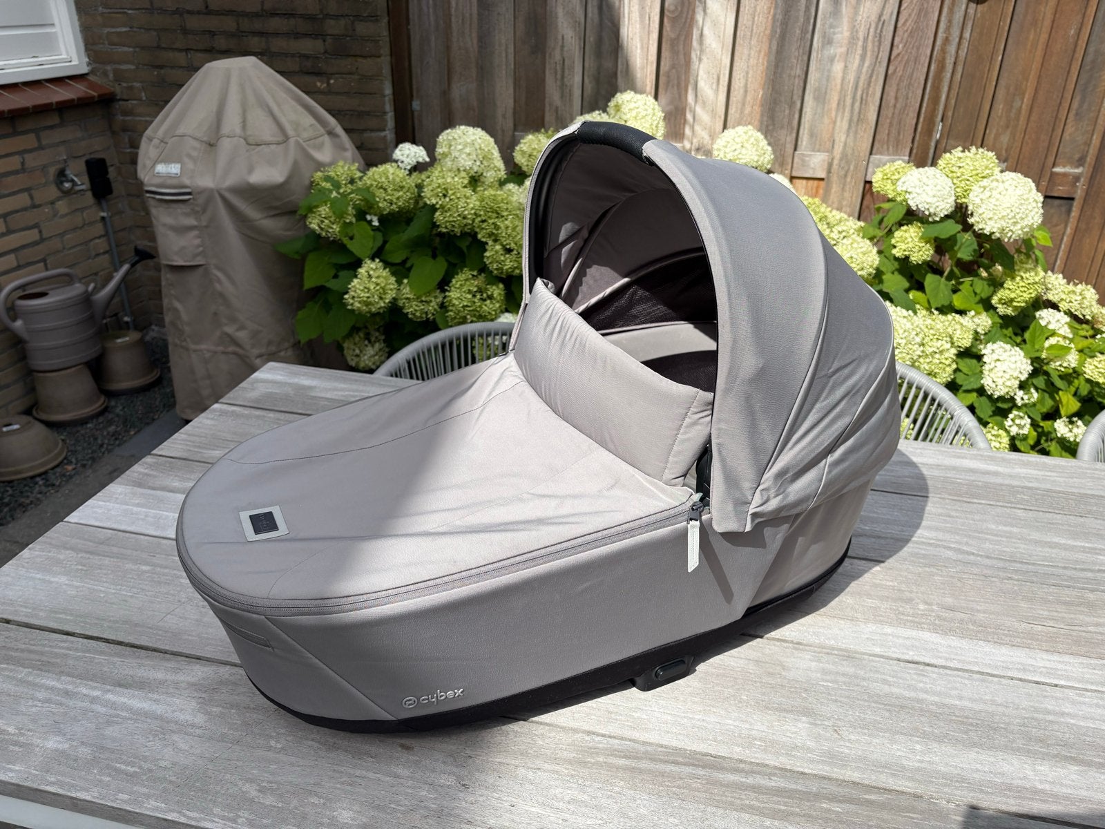 Cybex Priam 4 Reiswieg Grijs - Zo goed als nieuw, Kinderen en Baby's, Kinderwagens en Combinaties, Zo goed als nieuw, Met reiswieg
