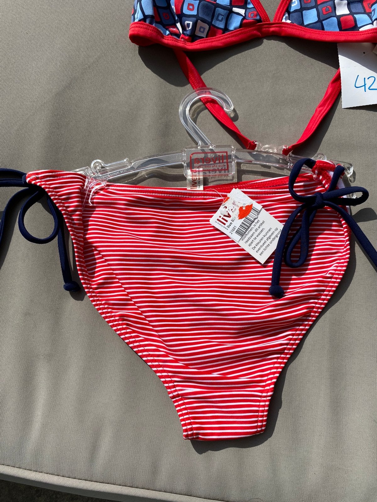 Livera bikini set, Ophalen of Verzenden, Nieuw, Rood, Bikini