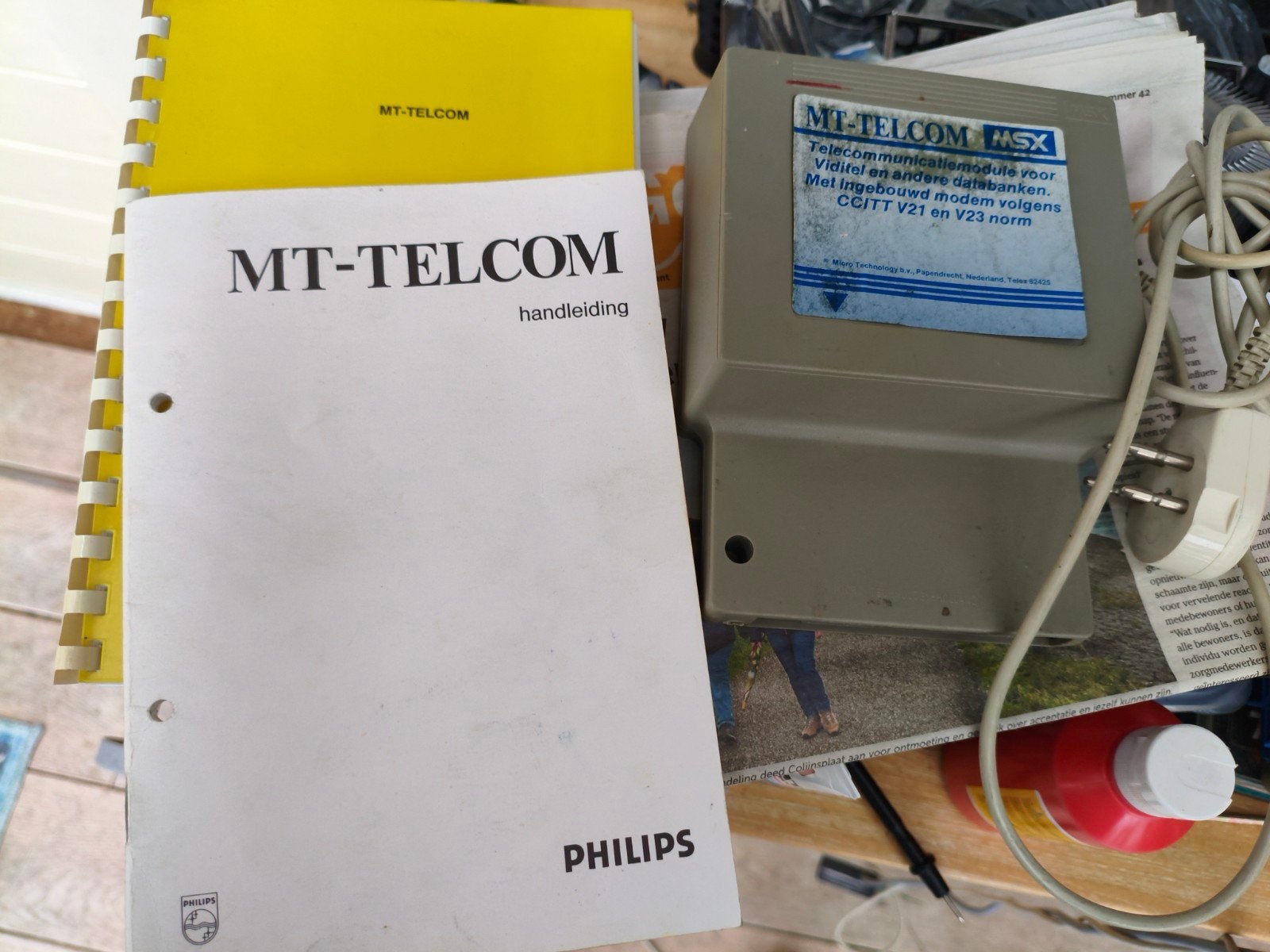 Vintage MSX MT-TELCOM modem., Ophalen of Verzenden