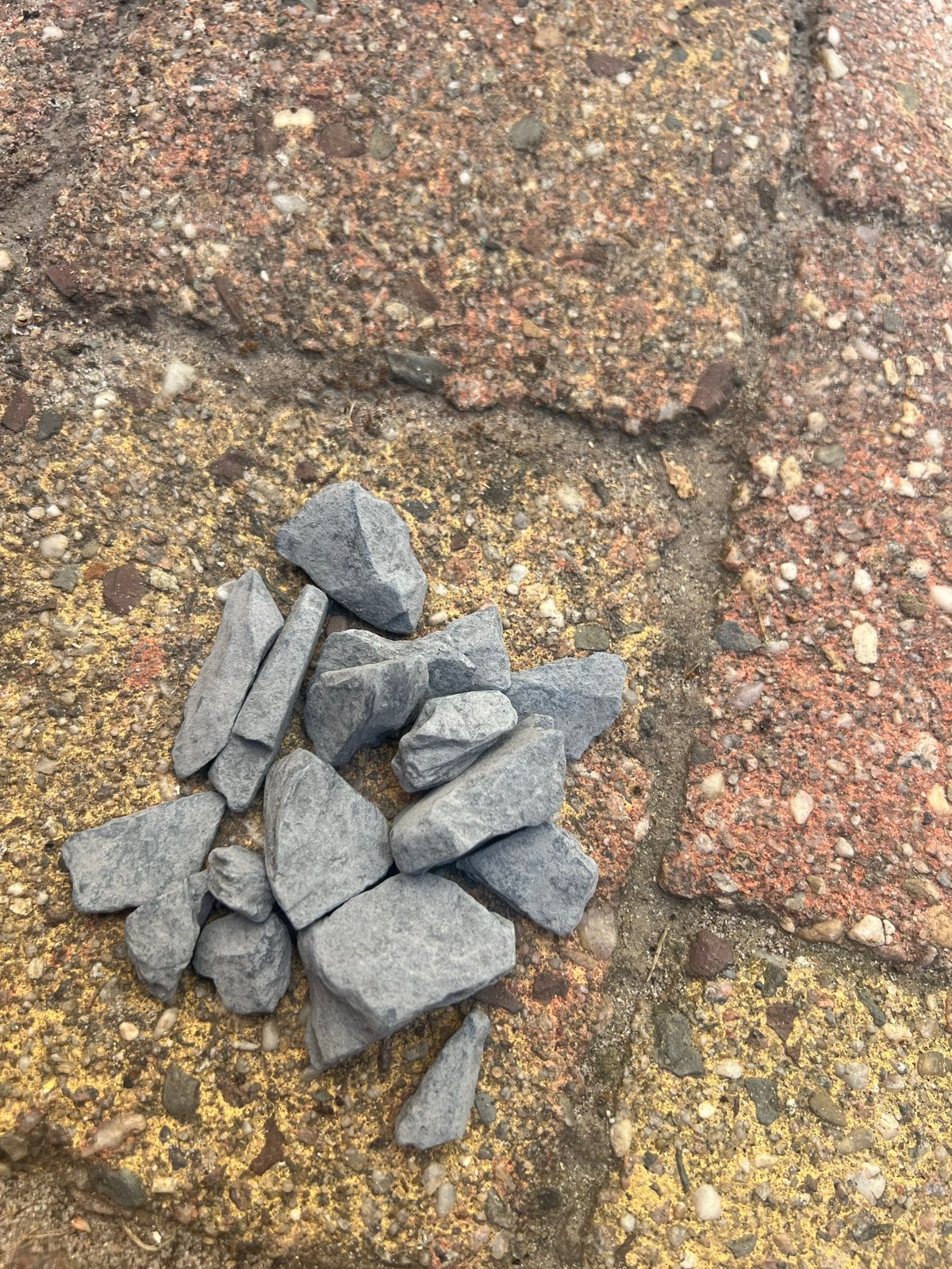 Canadese Leisteen Split - Grijs/Zwart - 25 kg zakken, Ophalen, Zwart, Nieuw, Split