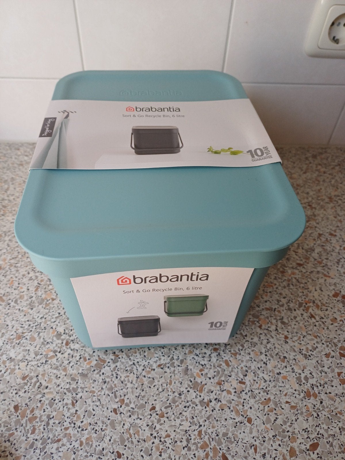 Brabantia Sort & Go Recycle Bin 6 liter - Nieuw, Kunststof, Nieuw, Ophalen of Verzenden, Minder dan 10 liter