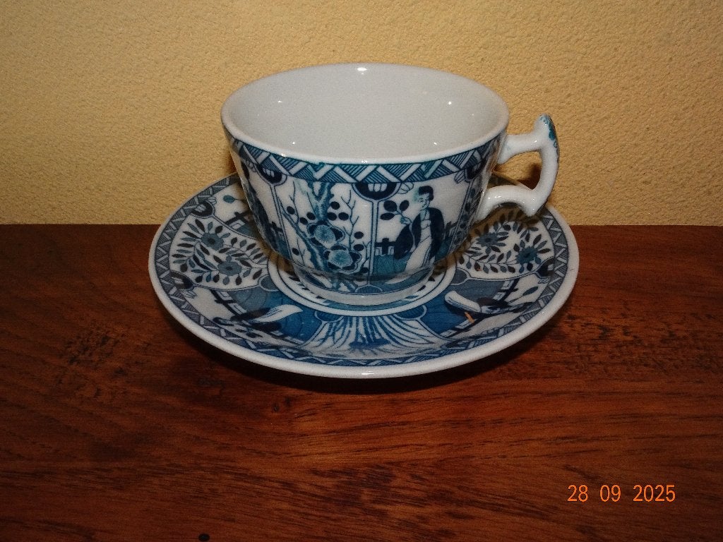 Chinese Lange Lijs kop en schotel, Ophalen of Verzenden, Zo goed als nieuw, Overige stijlen, Kop(pen) en/of Schotel(s)