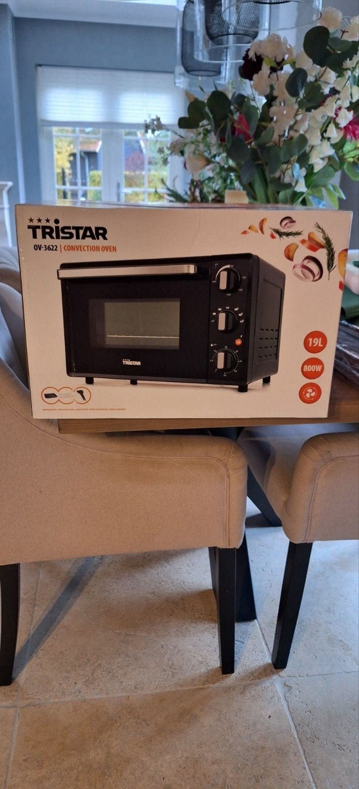 Tristar OV-3622 Hetelucht oven, Ophalen of Verzenden, Nieuw, Grill, Vrijstaand