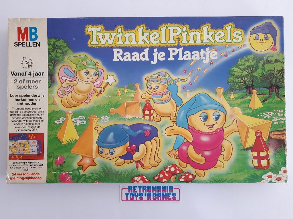 bordspel MB - twinkelpinkels raad je plaatje, -, -, Ophalen of Verzenden, Zo goed als nieuw