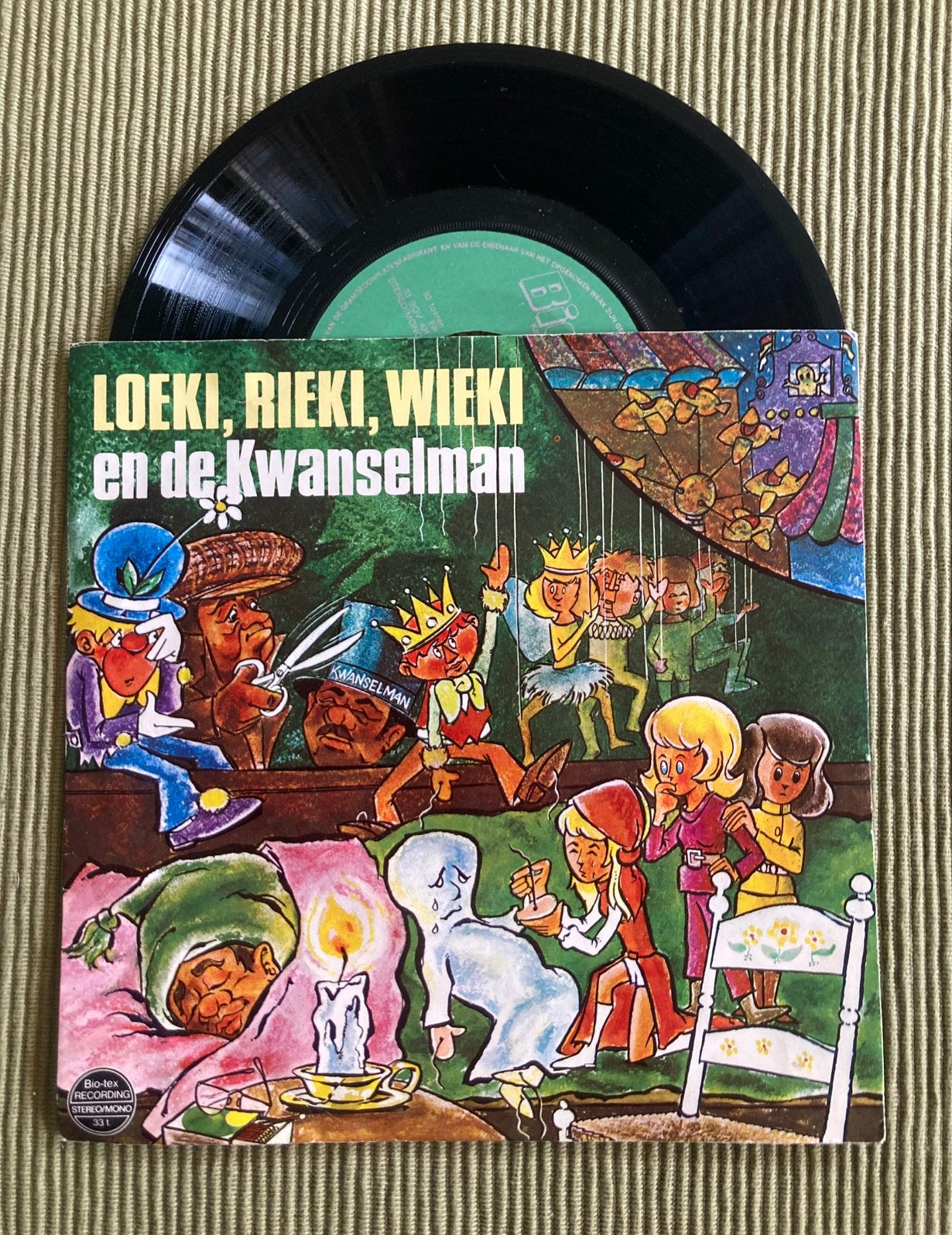 Vinyl single Loeki, Rieki, Wieki en de Kwanselman, Gebruikt, Single, Ophalen of Verzenden, 1970 - 1979