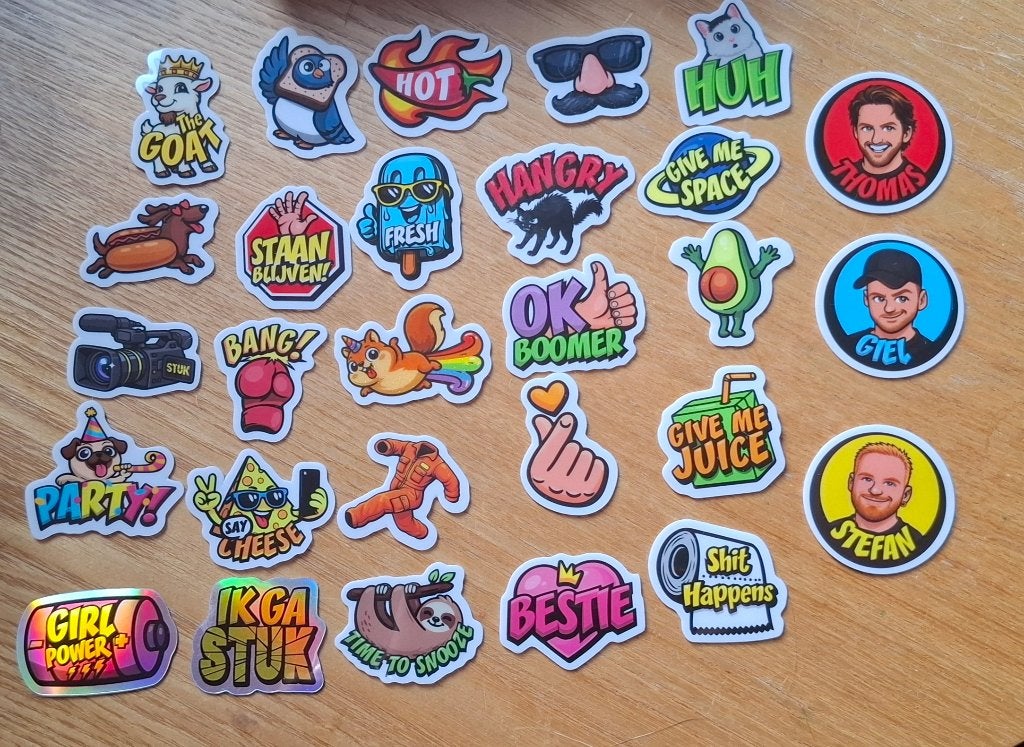 28 StukTV Stickers Jumbo + 14 dubbele, Verzamelen, Jumbo, Ophalen