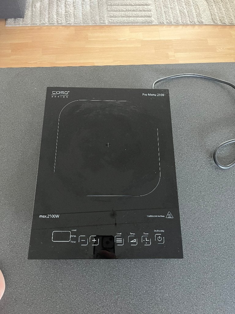Portable Induction Stovetop, 3 kookzones of minder, Ophalen of Verzenden, Zo goed als nieuw, Inductie