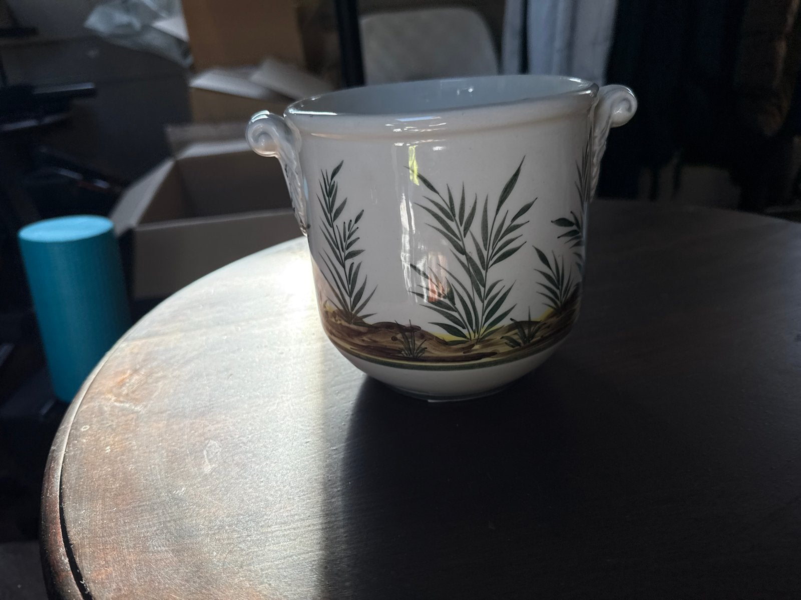Vintage Costa Made in Italy Plantenpot met Handvatten, Antiek en Kunst, Ophalen