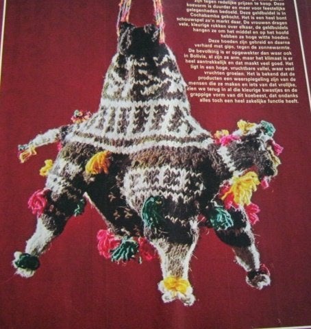 Breipatroon   Tas uit Bolivia  nr 6304 72, Verzenden, Nieuw, Breien, Patroon of Boek