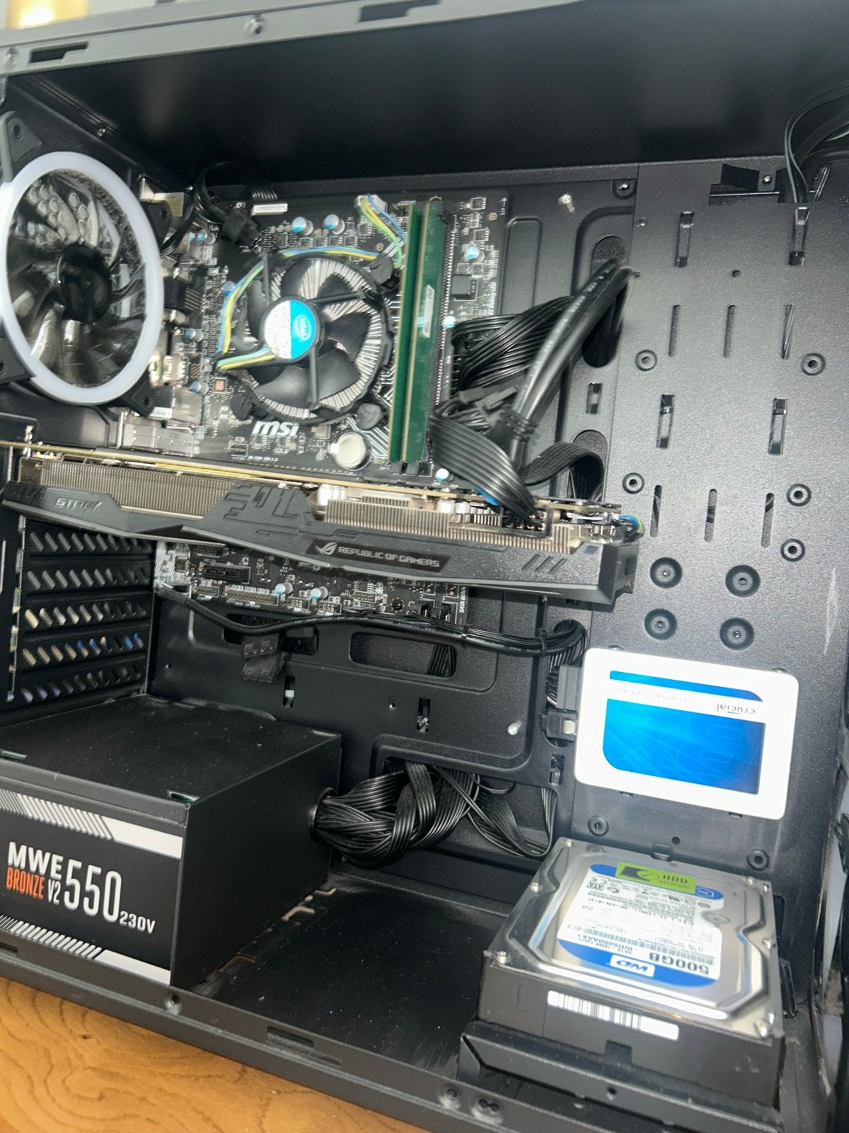 Gaming PC met GTX 1060 6GB, SSD & HDD opslag, Computers en Software, Desktop Pc's, Ophalen, Gebruikt, HDD, 8 GB