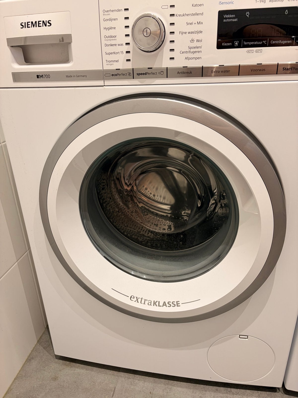 Siemens iQ700 Wasmachine 9kg - ExtraKlasse, Ophalen, 1200 tot 1600 toeren, Gebruikt, 8 tot 10 kg