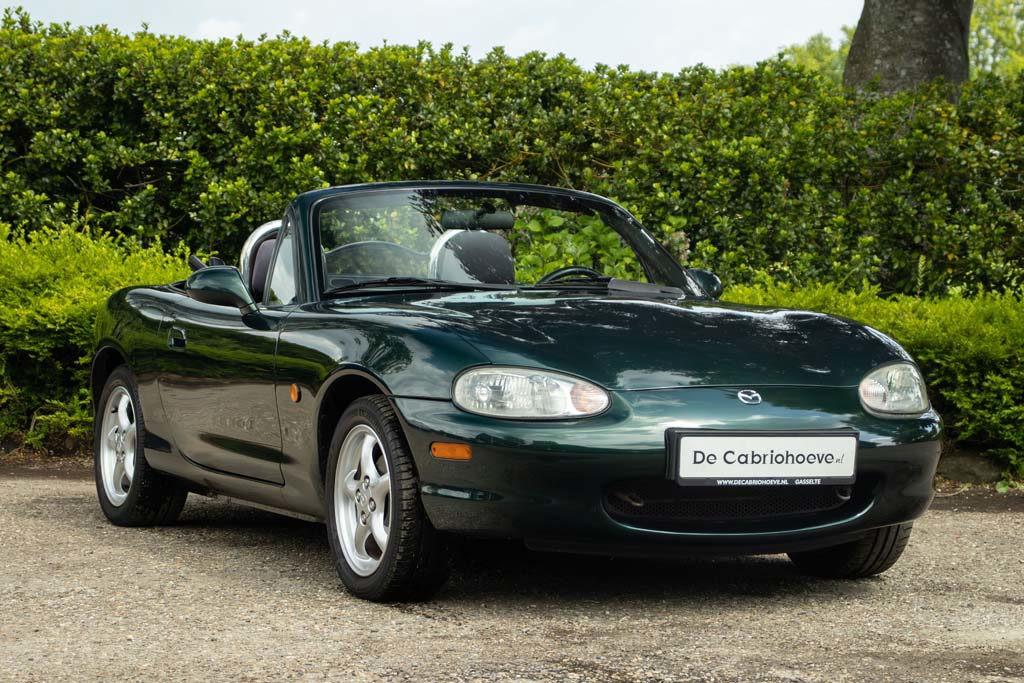 Mazda MX-5 NB 1.6l Grace Green Mica, Auto's, Gebruikt, Zwart, 4 cilinders, Cabriolet