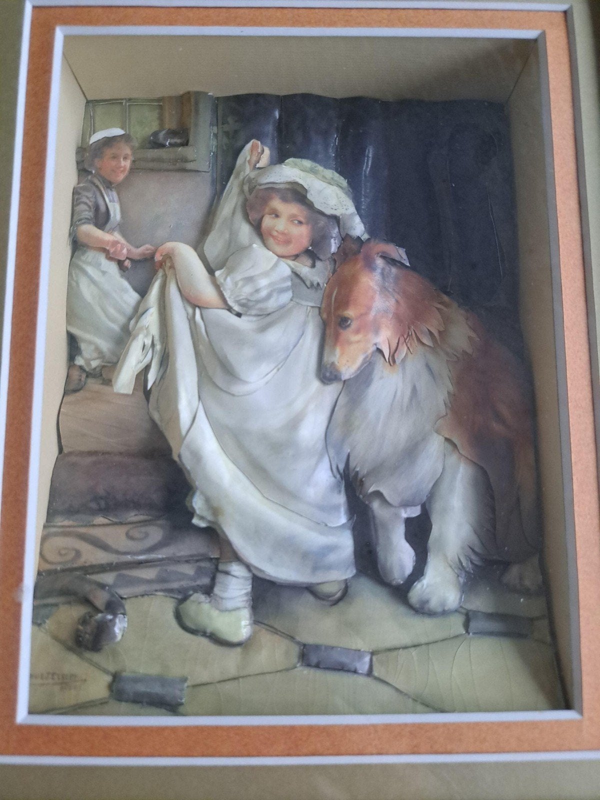 Prachtig handwerk, dimensionaal schilderij..., Ophalen of Verzenden