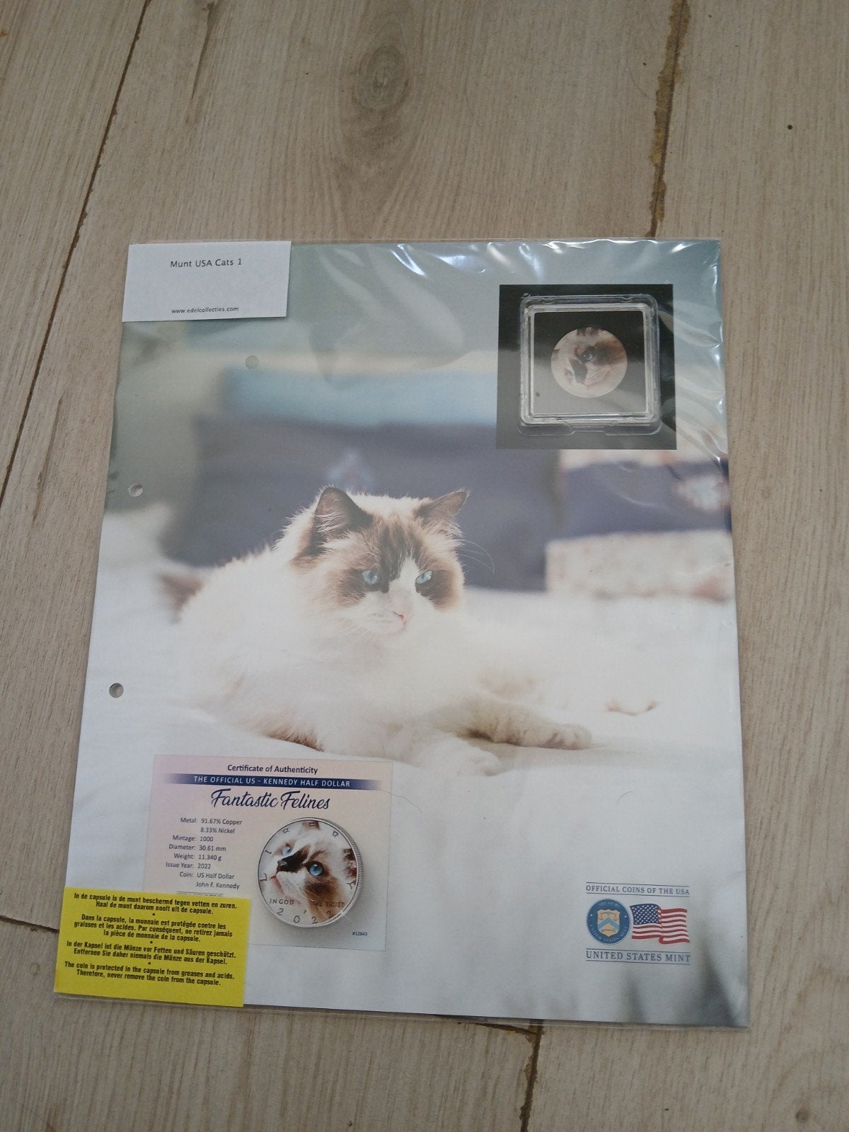 Munt usa cats 1, Ophalen of Verzenden, Noord-Amerika