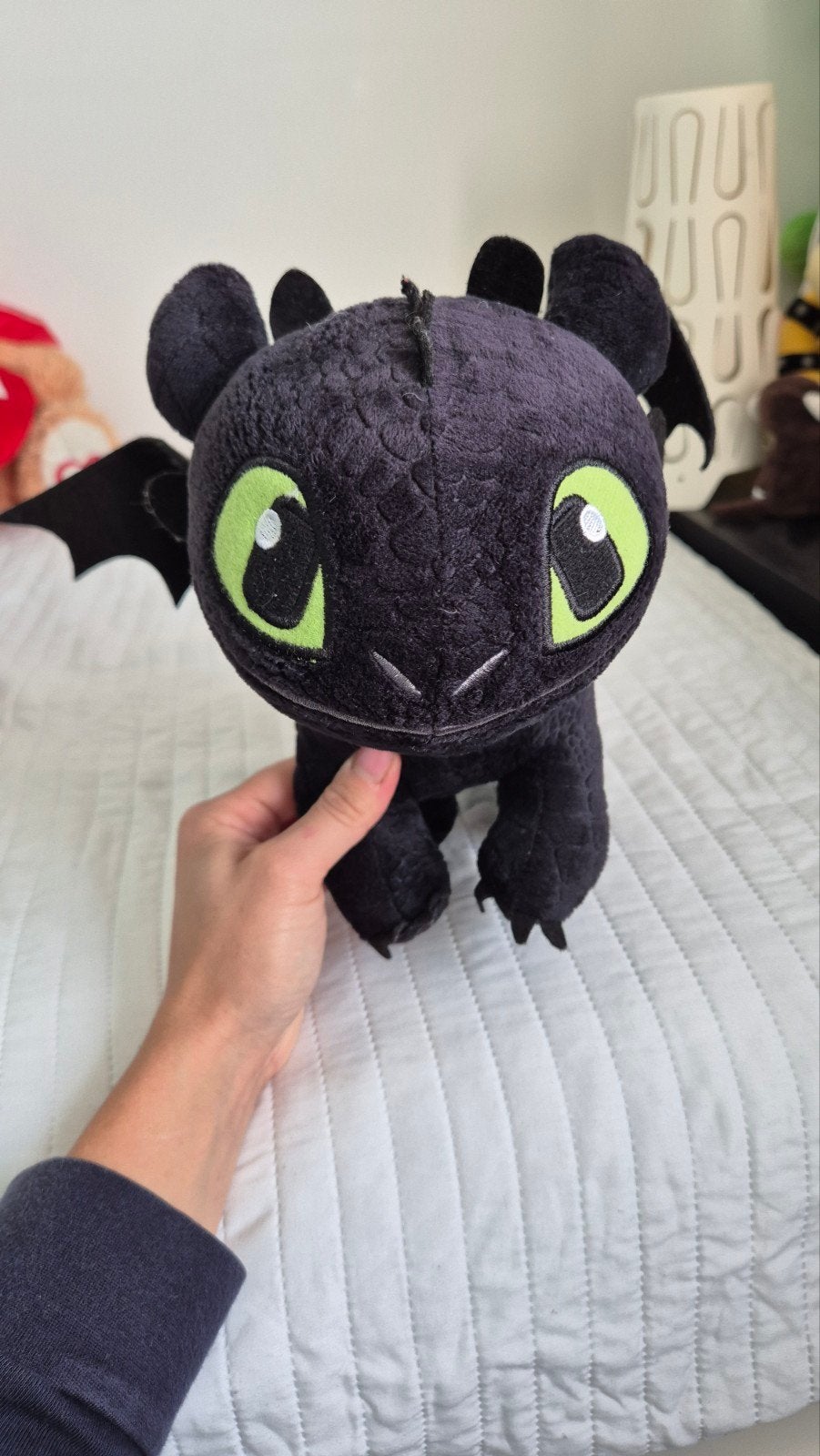 Knuffel Draak Tandloos - How to Train Your Dragon, Overige merken, Overige karakters, Overige typen, Zwart