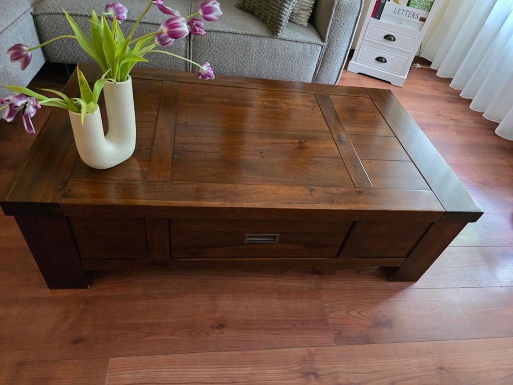 Set eettafel en salontafel, Ophalen, Rechthoekig, 50 tot 100 cm, Minder dan 50 cm
