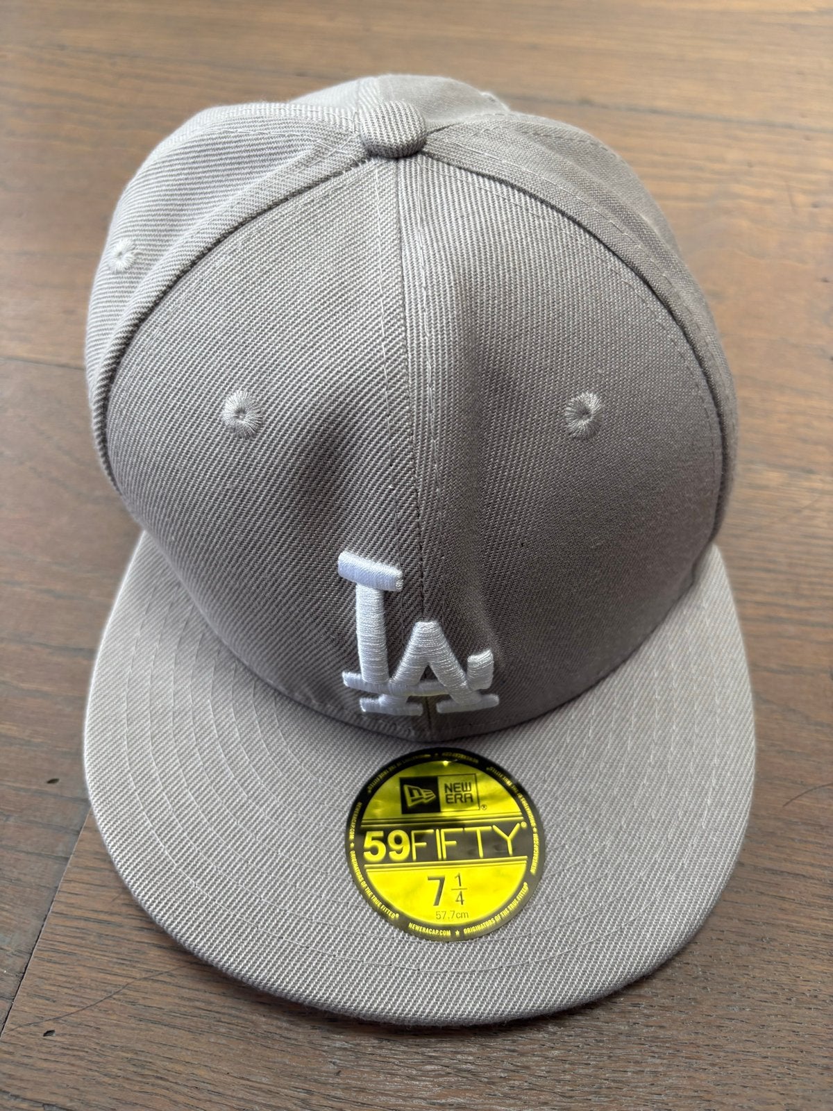 New Era LA Dodgers Pet - Grijs - Maat 57.7cm, Ophalen of Verzenden, Zo goed als nieuw, 57 cm (M, 7⅛ inch) of minder, Pet