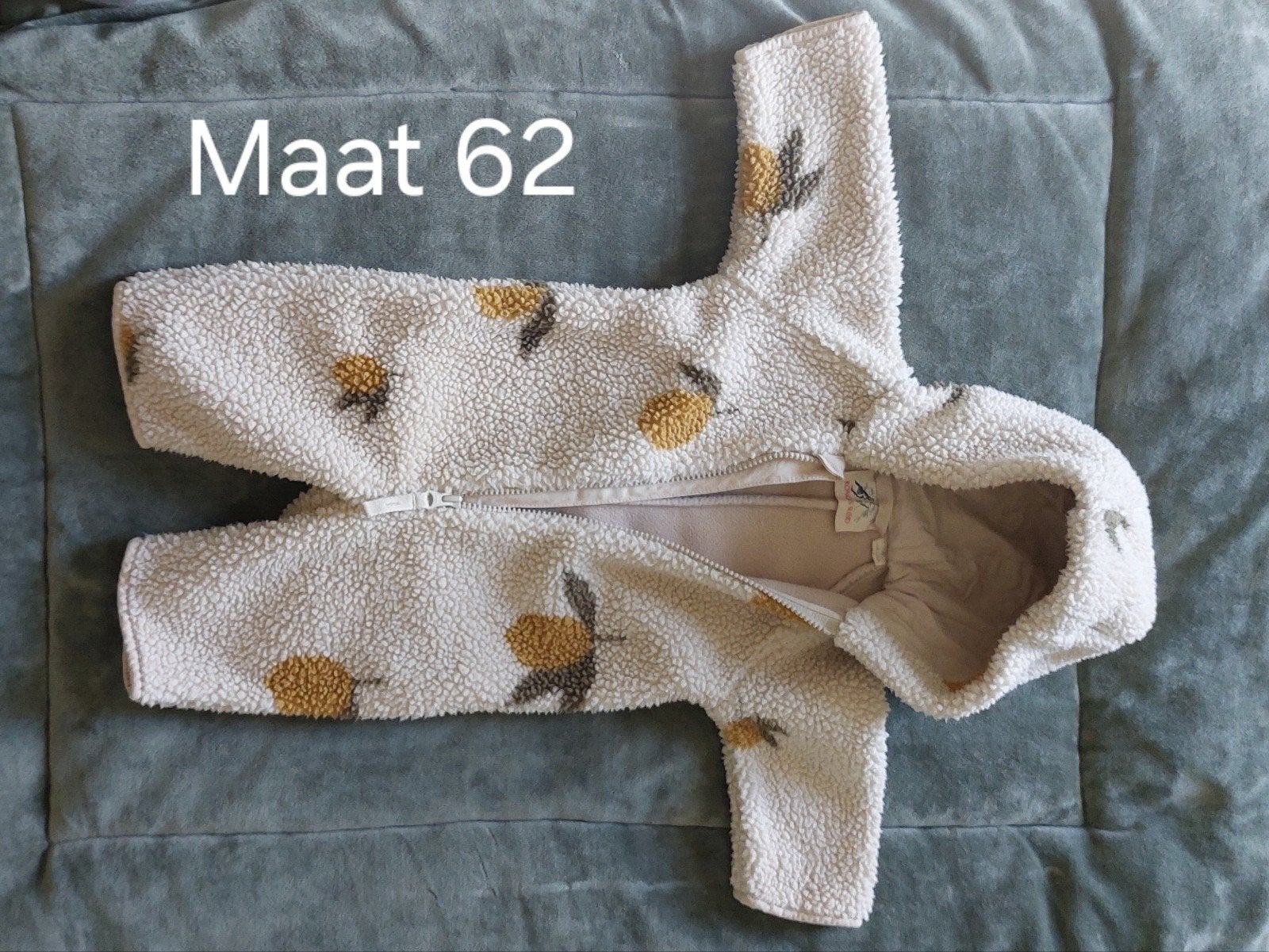 Konges slojd babypak citroen, maat 62, Kinderen en Baby's, Ophalen of Verzenden, Zo goed als nieuw, Jongetje of Meisje, Pakje