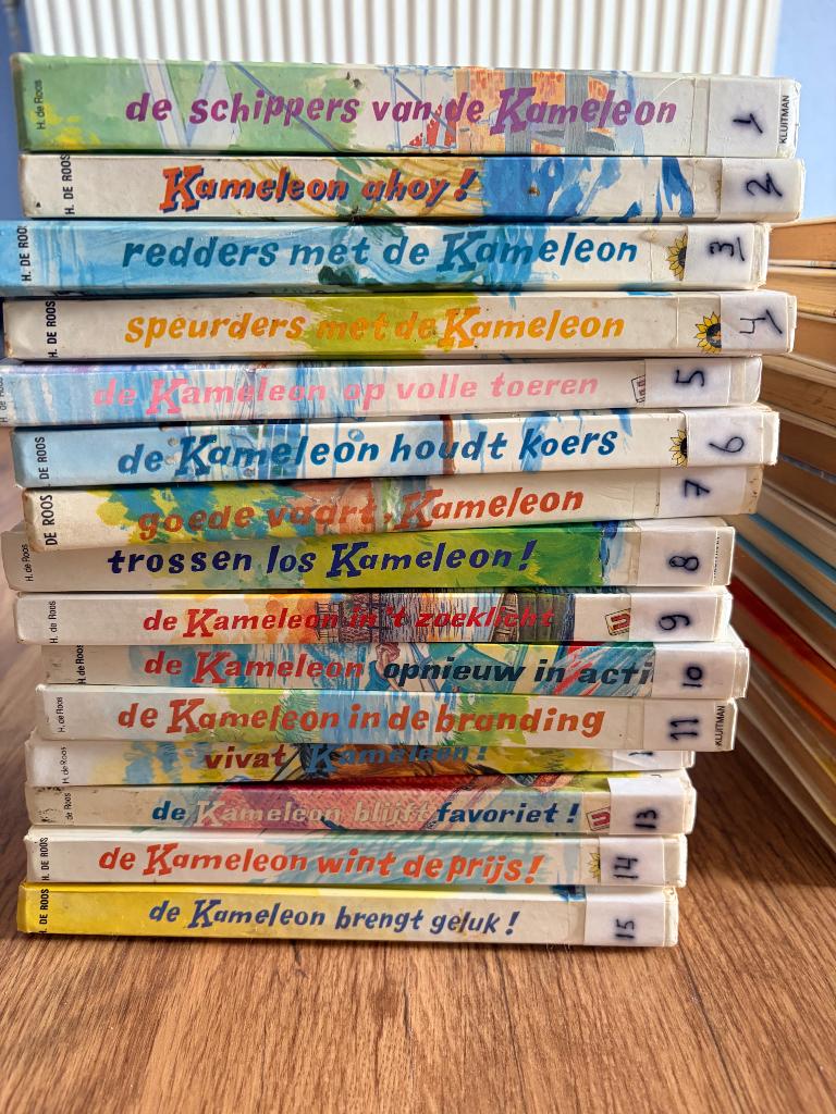 Complete serie Kameleon boeken, H. de Roos, Fictie, Ophalen, Gelezen