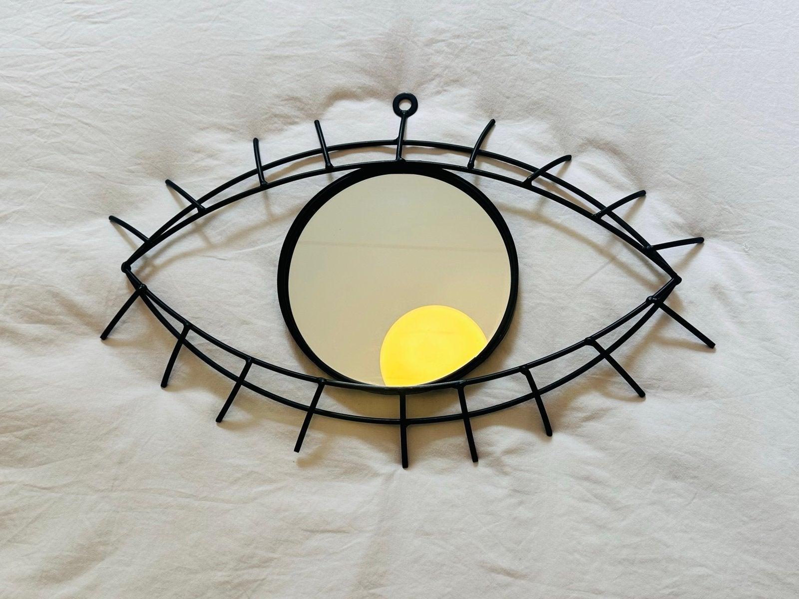 Spiegel Eyes Oogvormig - 35 x 46 cm - Als nieuw, Ophalen, Minder dan 50 cm, Zo goed als nieuw, Minder dan 100 cm
