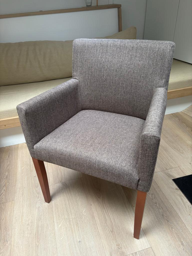 Eettafel stoelen (4 stuks) - zo goed als nieuw!, Huis en Inrichting, Ophalen, Zo goed als nieuw, Eén, Stof