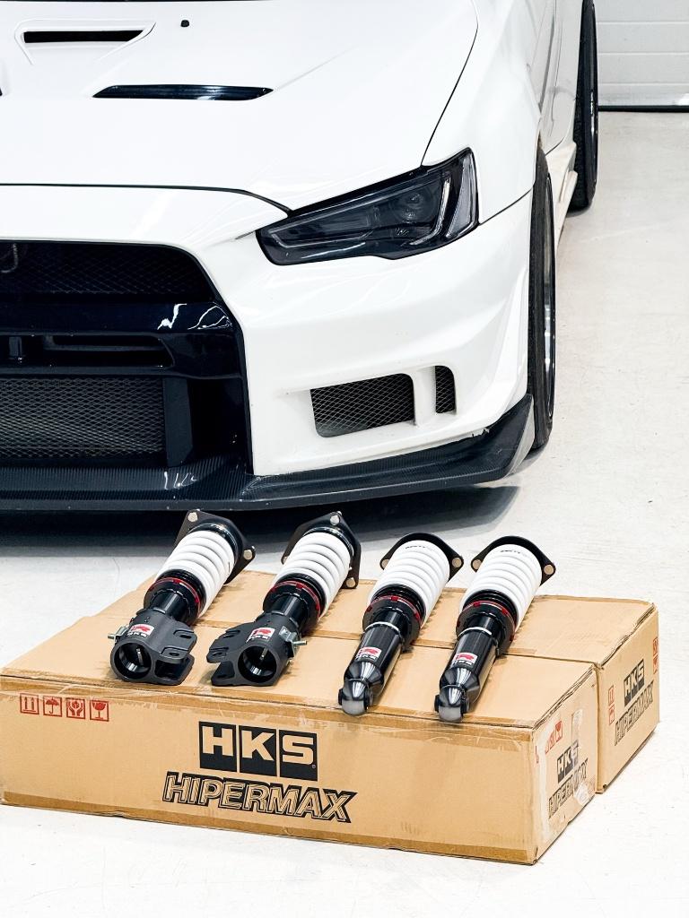 HKS Hipermax R Schroefset - Lancer Evo Evolution 10 X
