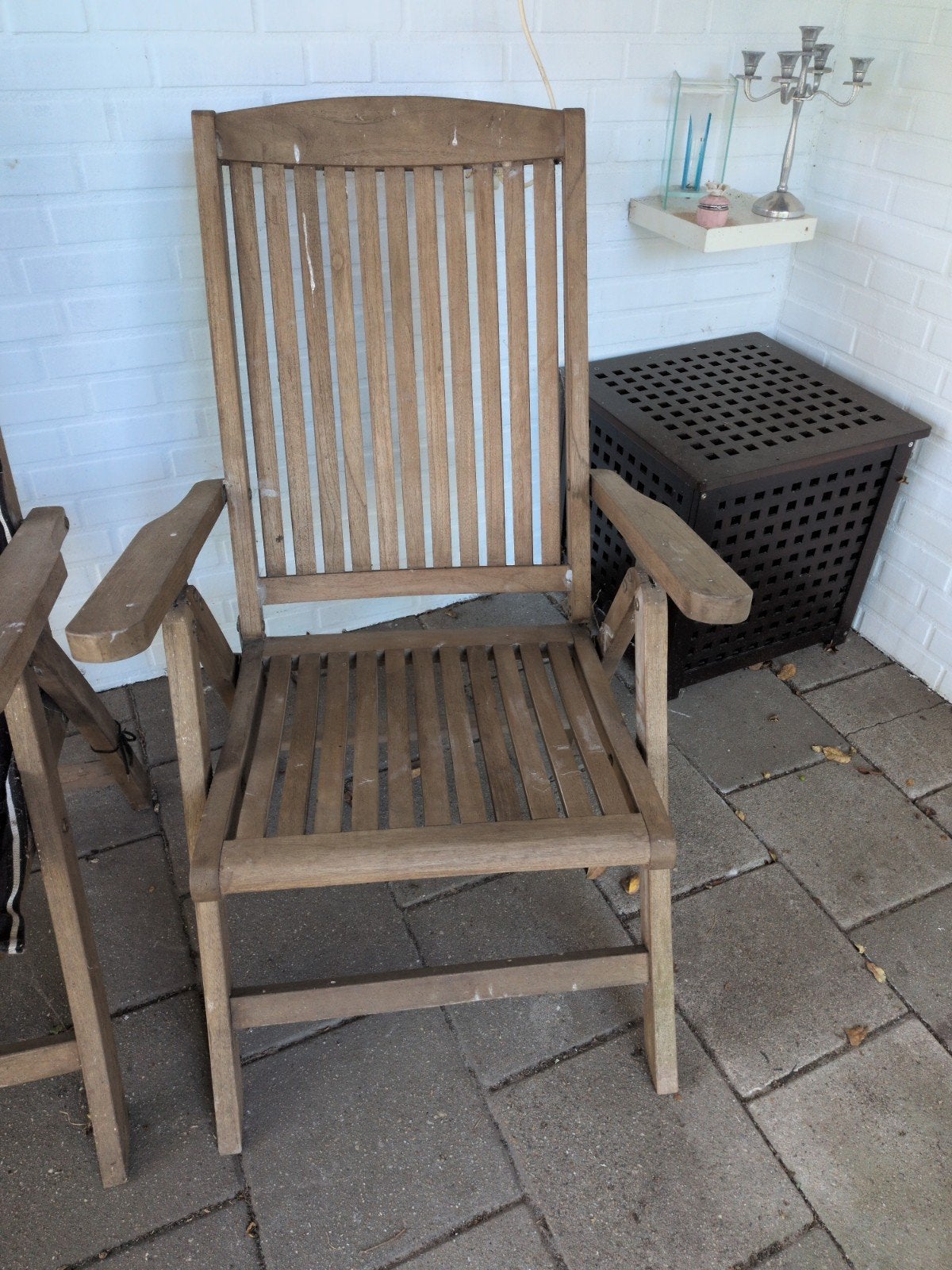 Bois Le Duc Teakhouten Tuinstoelen (3 stuks), Ophalen of Verzenden, Gebruikt, Teakhout, Verstelbaar