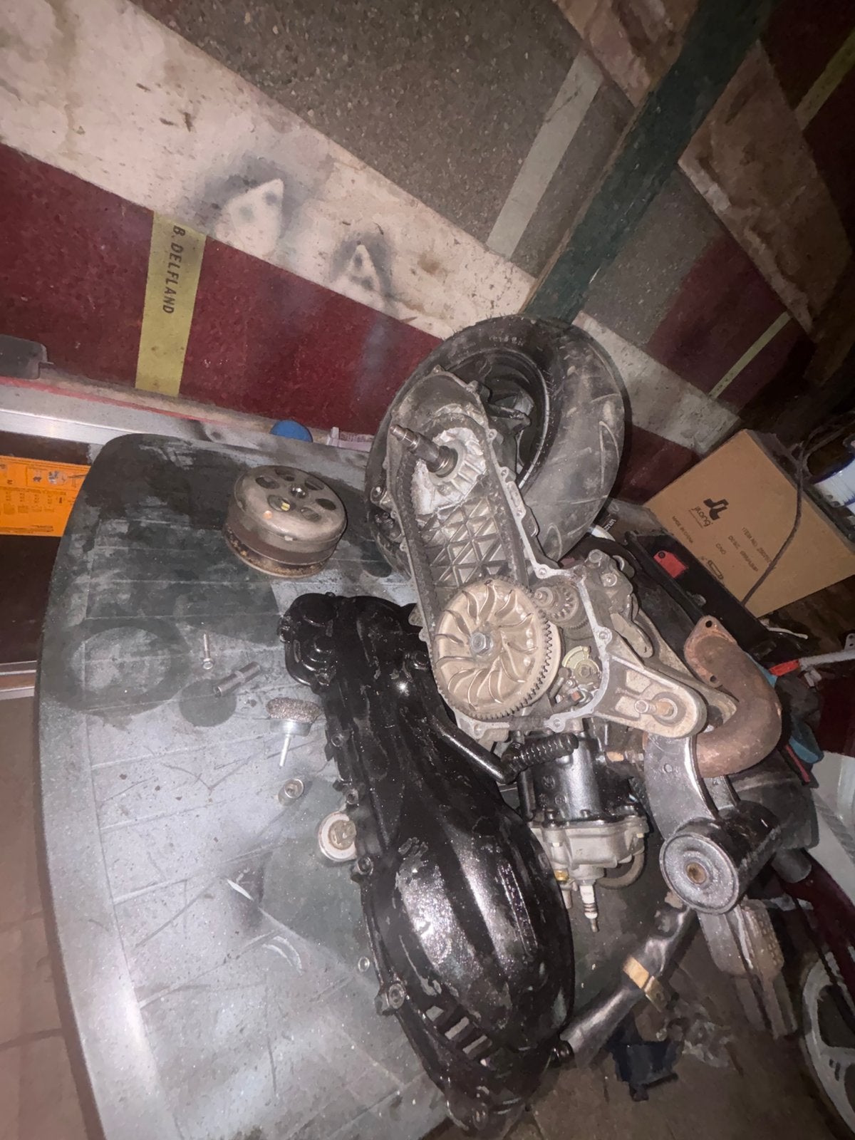 Hexa 125cc blok teruil of tekoop (zsm weg), Ophalen, Zo goed als nieuw, Blok, Piaggio