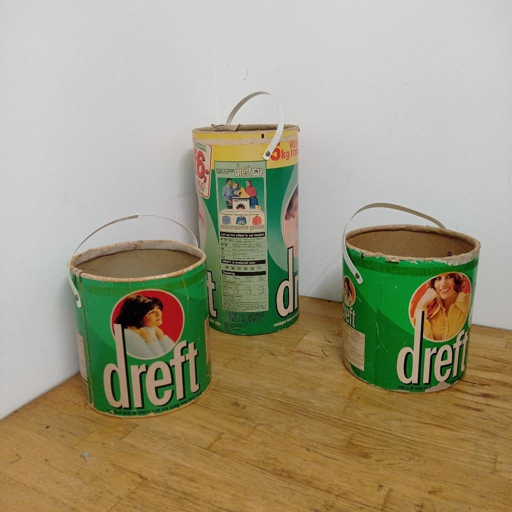 50 jaar Oude Dreft wasmiddel verpakking, Verzamelen, Ophalen of Verzenden, Zo goed als nieuw, Verpakking