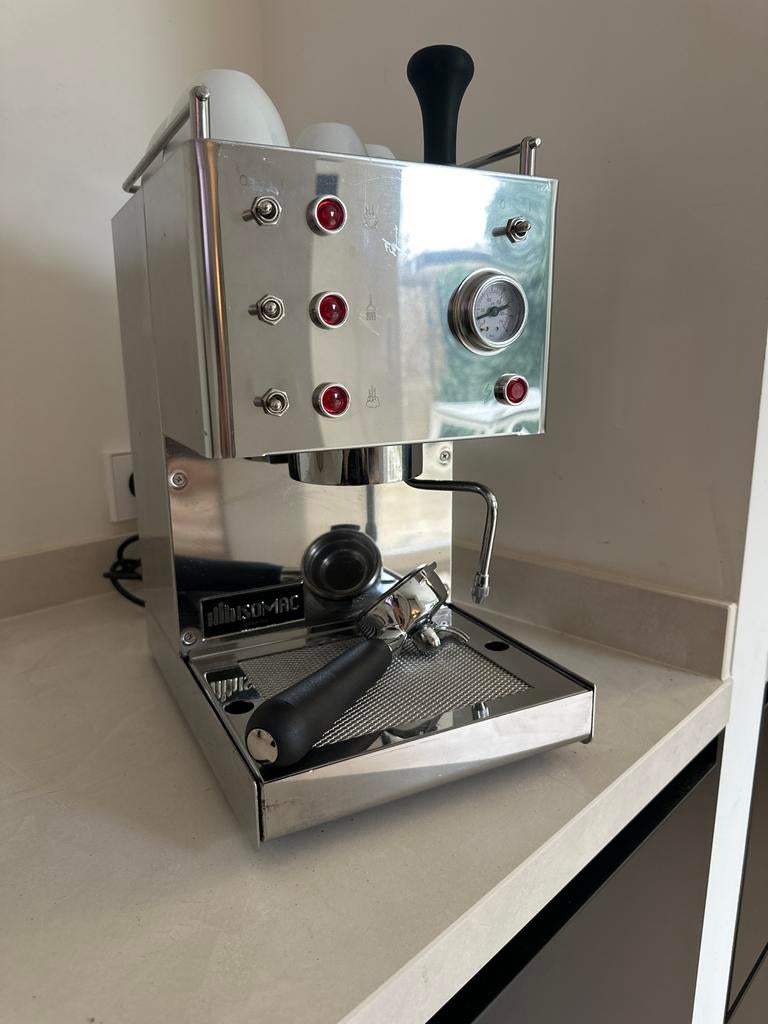 Gereviseerde Isomac Espresso Machine - Topconditie!, Witgoed en Apparatuur, Koffiezetapparaten, Espresso apparaat, 10 kopjes of meer