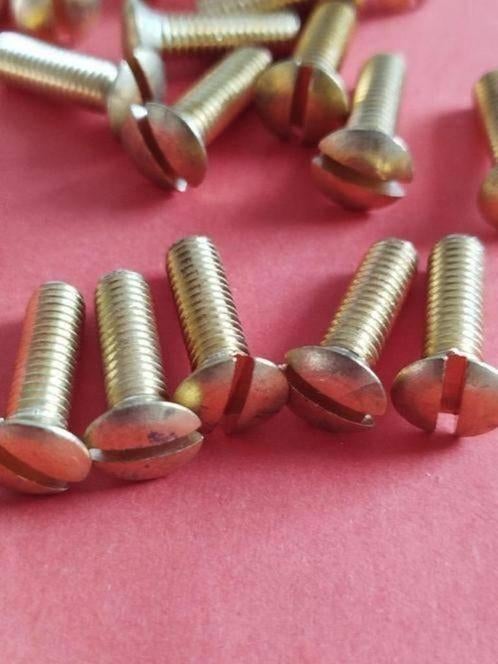 10-25 Messing LENSKOP BOUT tot (m8)x 60 mm lang, 50 tot 100 mm, N, N, Nieuw